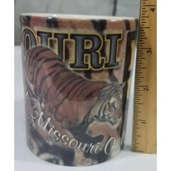 University Of Missouri - Columbia Tigers MU Mug Tiger Tea Coffee Cup 1996 EUC... - Picture 8 of 9